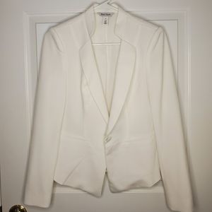 White House Black Market White Blazer